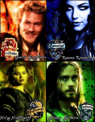 Hogwarts founders - Harry Potter, Helga Hufflepuff, Godric …